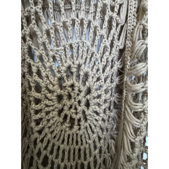 Beach Wear Cover Up Beige Size 16W - Picture 4 of 8